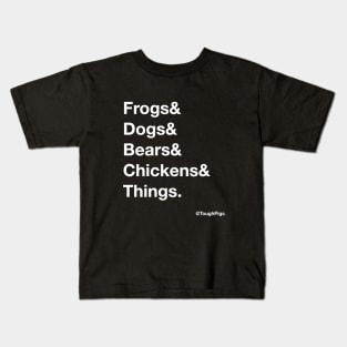 Frogs & Dogs & Bears Kids T-Shirt